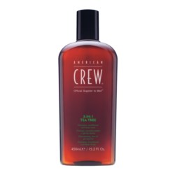 American Crew Classic 3w1 szampon odżywka i żel pod prysznic o zapachu drzewa herbacianego 450 ml