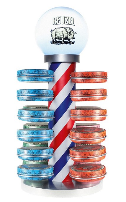 Reuzel Barber Pole podświetlany display na pomady