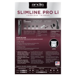 Andis Slimline ProLi D-8 trymer bezprzewodowy BLACK