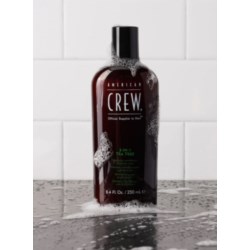 American Crew Classic 3w1 szampon odżywka i żel pod prysznic o zapachu drzewa herbacianego 250 ml