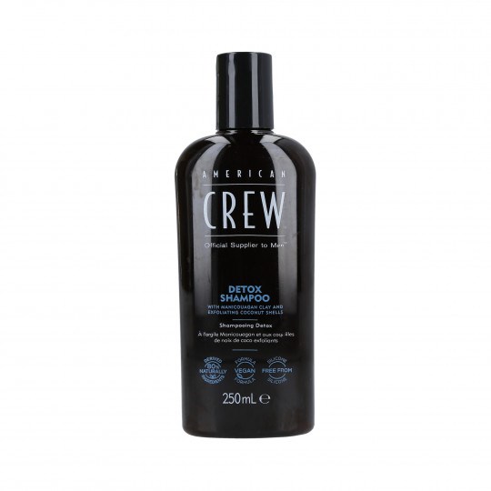 American Crew Detox szampon oczyszczający z peelingiem 250 ml NEW